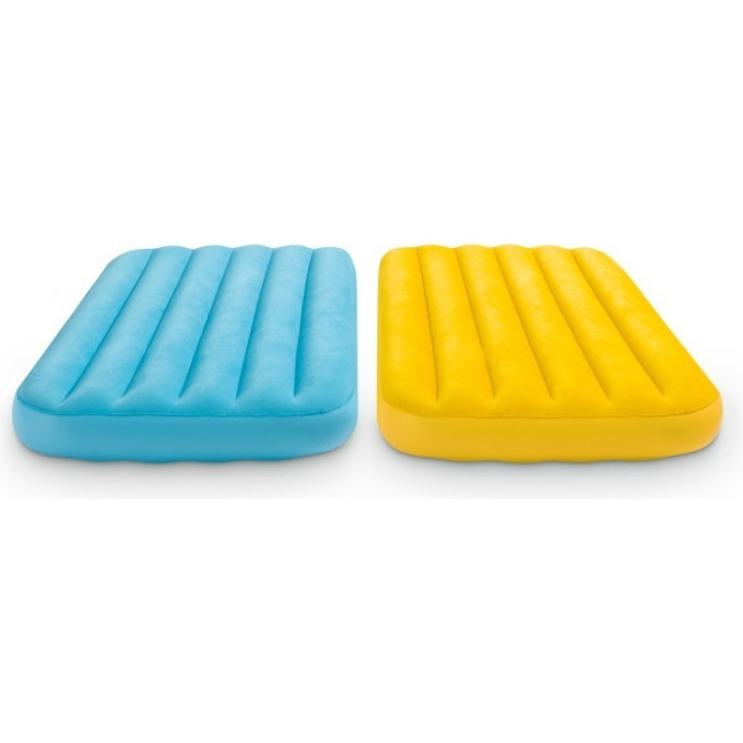 Детский надувной матрас INTEX 66803, флок 88×157×18 см (3–10 лет)